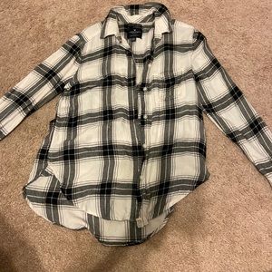 American eagle button up flannel
